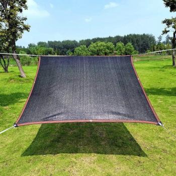 Rete Ombreggiante Esterno 4x6 m Nera 96% OMBRA