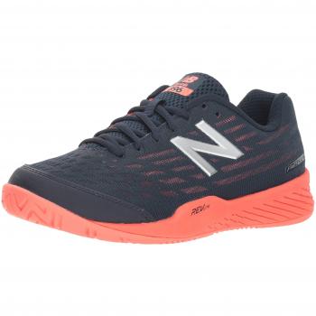 Scarpe da Tennis New Balance Donna 896 V2 per Ogni Superficie Nero Arancione 38