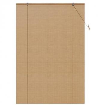 VidaXL Fensterjalousien und Schirme in Hellbraun aus Bambus – 140 × 220 cm