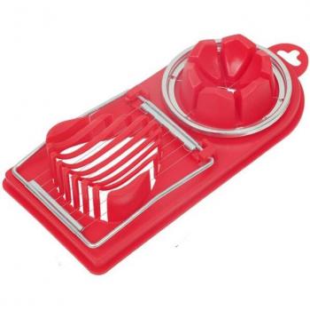 GarnishGlide 2‑in‑1 Egg Cutter, Flower Mold & Wire Trim Kit
