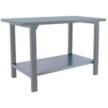 SimónWork Banco Metálico BT6 PRO – 1200 mm de ancho, gris