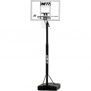 Portable White Millennium Basketball System (NET1)