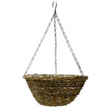 Rattan 16 Hanging Basket by Ambassador – #75831