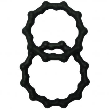 Sextoy MALESATION Perlenring-Set 4–4,5 cm (2 Stück)