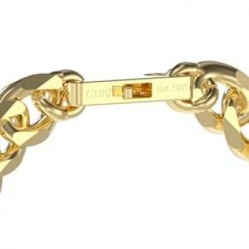 Guess Premium Gold Finish Stainless Steel Bracelet – JUMB04001JWYGBKS