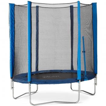 Plum Play 4.5ft/6ft Toddler Trampoline with Low Frame & Enclosure