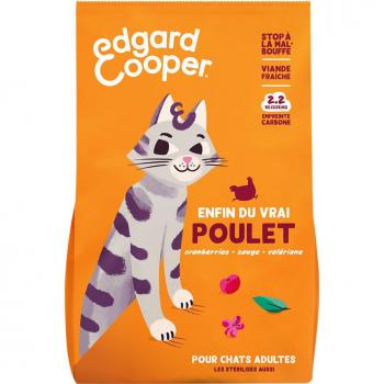 Edgard & Cooper Croquettes Naturelles Poulet 2 kg – Sans Cereals