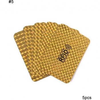 5-Pack Aluminum Foil RFID Blocking Sleeves