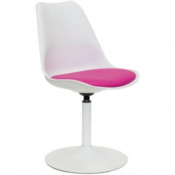 Tenzo Viva Designer Stuhl TEQUILA (3303-408) – Metalluntergestell, Kunststoffschale in Lederoptik