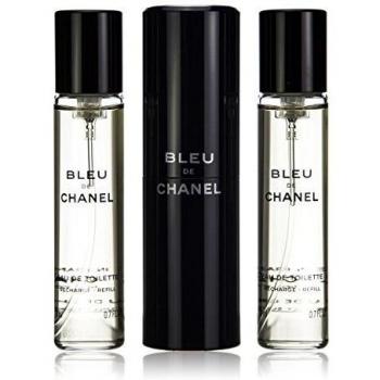 Chanel Bleu De Chanel Eau De Toilette Travel Spray & Two Refills 3x20ml/0.7oz