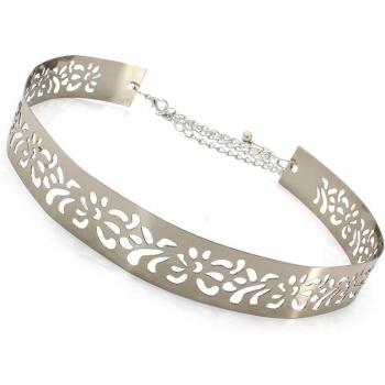 Blinged Elegance Metal Belt