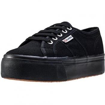 Superga Women's 2790 Acotw Linea Up and Down Sneaker, Black (996)