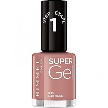 Rimmel London Super Gel nail enamel in color R&B Rose (033)