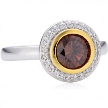 Anillo de Plata con Circonitas Diamonfire para Mujer, Talla 15