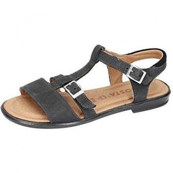 RICOSTA Mädchen Sandalen KALJA, flach, schwarz, Größe 32 EU
