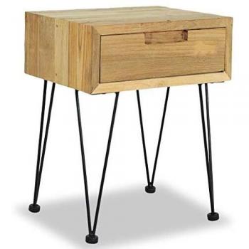 Bedside Cabinet 40x30x50 cm vidaXL Solid Teak