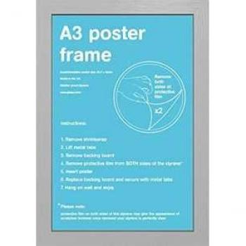 Cornice Eton Argento A3 29.7x42cm in Styrene