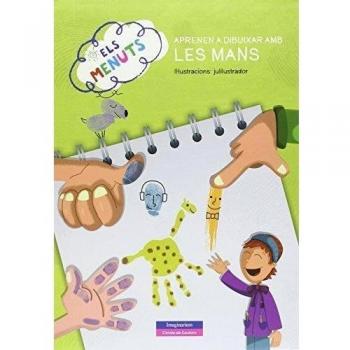 Els menuts aprenen a dibuixar amb les mans.