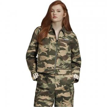 Chaqueta deportiva verde oscuro adidas mujer