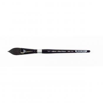 Silver Brush Limited Black Velvet Oval Watercolour Brush, Size 3/4 Inch