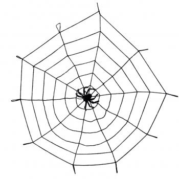 Guirlande d’araignée rouge en tissu élastique, thème Halloween