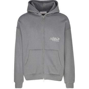 Another Cotton Lab Herren Sweatjacke in Grau, Größe S