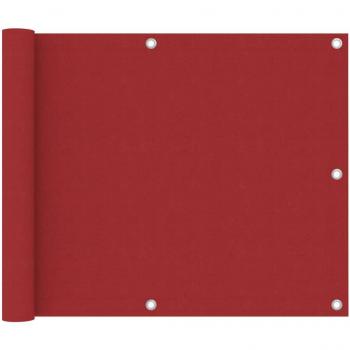VidaXL Écran d'Intimité Rouge 75x500 cm Tissu Oxford