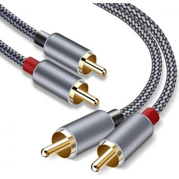 Cable RCA macho a 2RCA macho para equipos de sonido