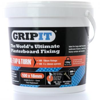 GripIt Plasterboard Fixings For Stud Walls