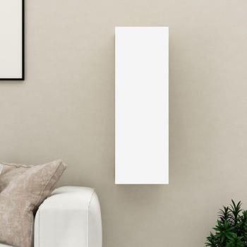Meuble TV Blanc et Chêne Sonoma 30,5x30x90 cm Bois d’ingénierie