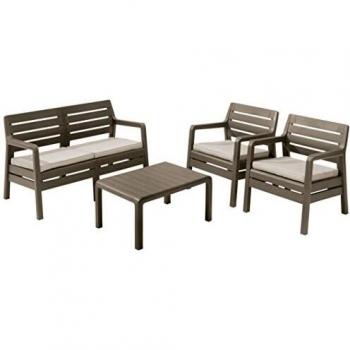 Ensemble extérieur Delano 4 pièces Cappuccino