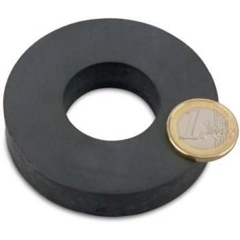 Imán de anillo con núcleo Y35 ferrita, 6 kg de resistencia