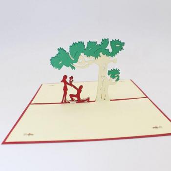 Tarjeta de Felicitación Plegable 3D