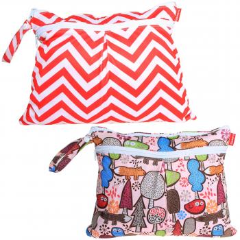 Sacco per Pannolino Damero 2 Pack – Wet&Dry