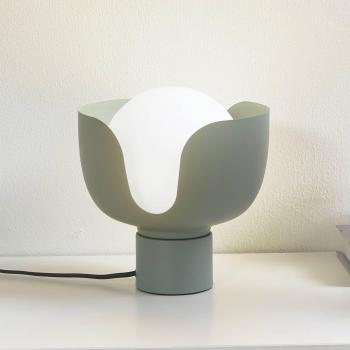 Lindby Fiora Luz de Mesa Verde