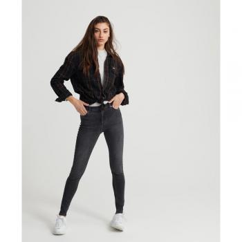 Superdry Superthermo Skinny Jeans met Hoge Taille (Vrouwen)