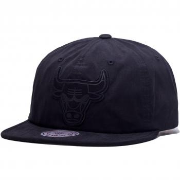 Chicago Bulls Mitchell & Ness Pitch Snapback Cap – Schwarz, Universale Größe