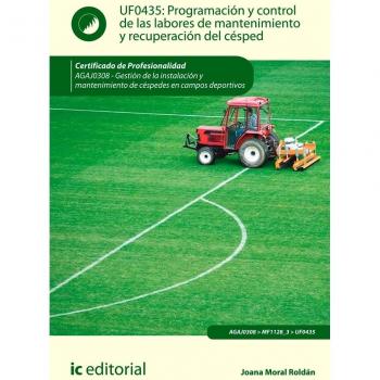 Programación y control de las labores de mantenimiento y recuperación del césped. Agaj0308