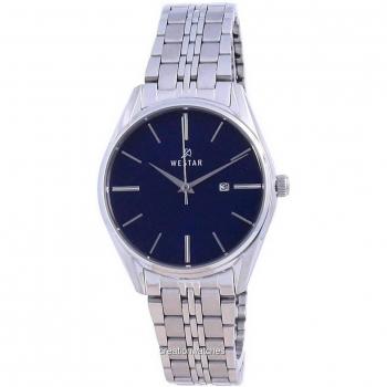 Westar Aurora – Blaues Zifferblatt, Edelstahlarmband, Quarz 40210 STN