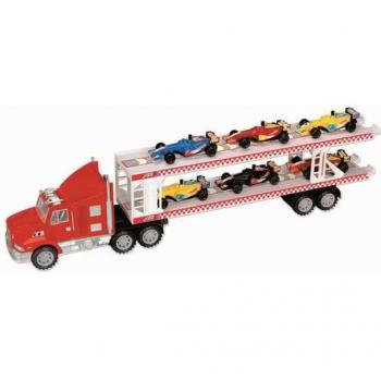 Rs Toys Fahrzeugtransporter mit 6 Rennwagen