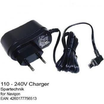 Kit de alimentación 220 V con conector especial Navigon 3300