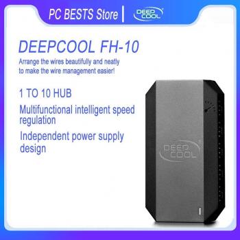 Fuente y Hub Ventilador DeepCool FH‑10 (SATA)