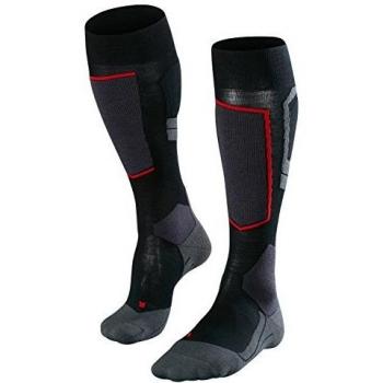 Falke SK4 Laine Chaussettes de Ski Homme, Noir/Mix, FR : M