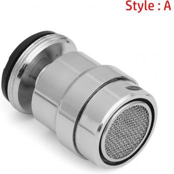 Chromed Brass Faucet Aerator with Flexible Connector