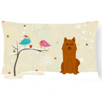 Caroline's Treasures BB2494PW1216 Karelian Bear Dog Canvas Pillow, 12H x 16W