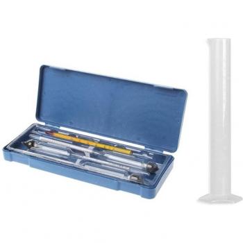 Boîte à hydromètre testeur, alcoolémie et température