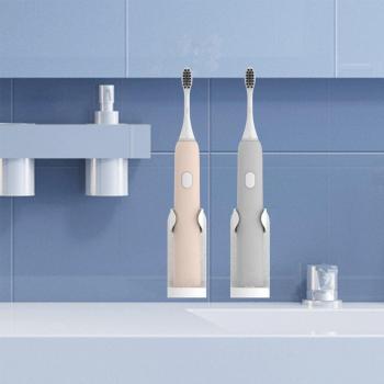 Wall-Mounted Organizer for Electric Toothbrushes