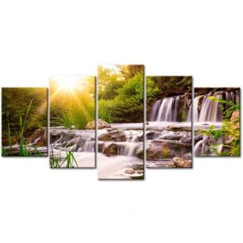5D Full Diamond Embroidery Waterfall Nature Scenery Painting Kit