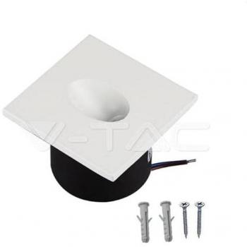 3W LED Downlight Quadrat Weiß 4000K IP20