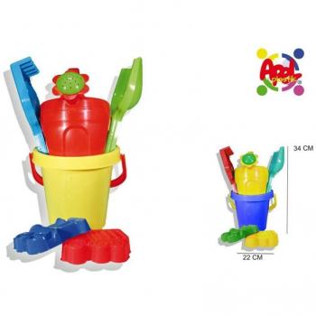 Set di Giochi da Mare con Secchiello e Palette Marine 112950a